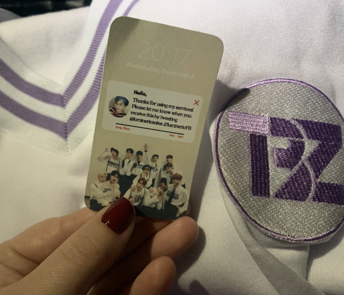 qyutrade's tweet photo. Thank you for hosting the go! My sweater came in 😊 @luminericsales #luminericFB https://t.co/KRzkDYppBf