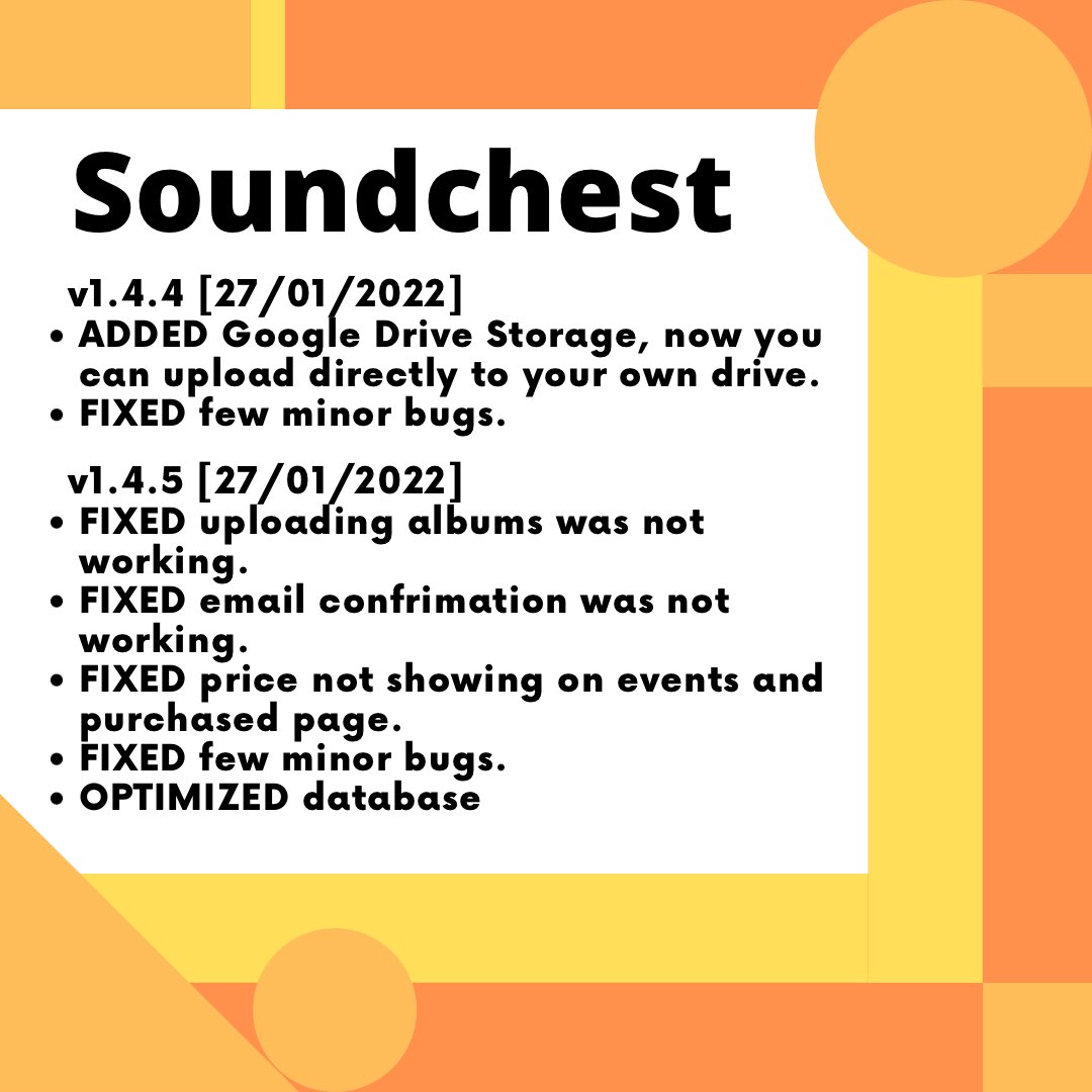 linkspreed's tweet photo. On January 27th, 2022 🗓 #Linkspreed 🧡released versions 1.4.4 and 1.4.5🌱 on the #Soundchest 📱🎶 #server.🚀 Here you can find a complete overview 🌎of the #updates. 👻Have fun testing.👩💻👨💻 https://t.co/PFph007ixl