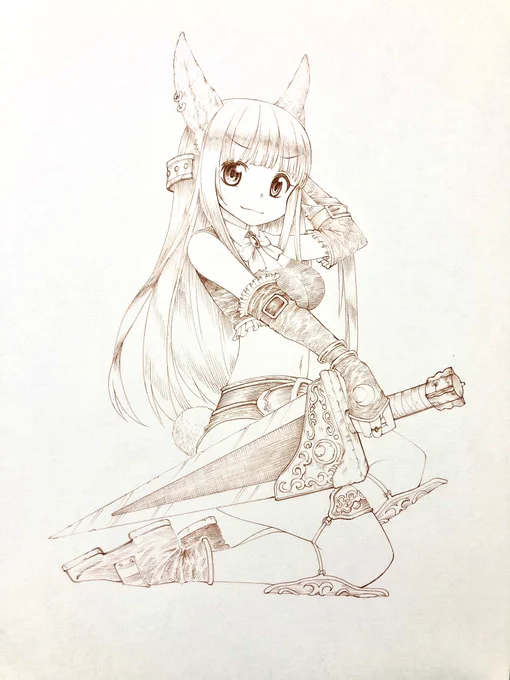 #オリジナルイラスト 
