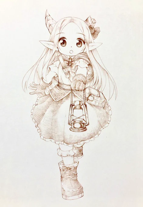 #オリジナルイラスト 