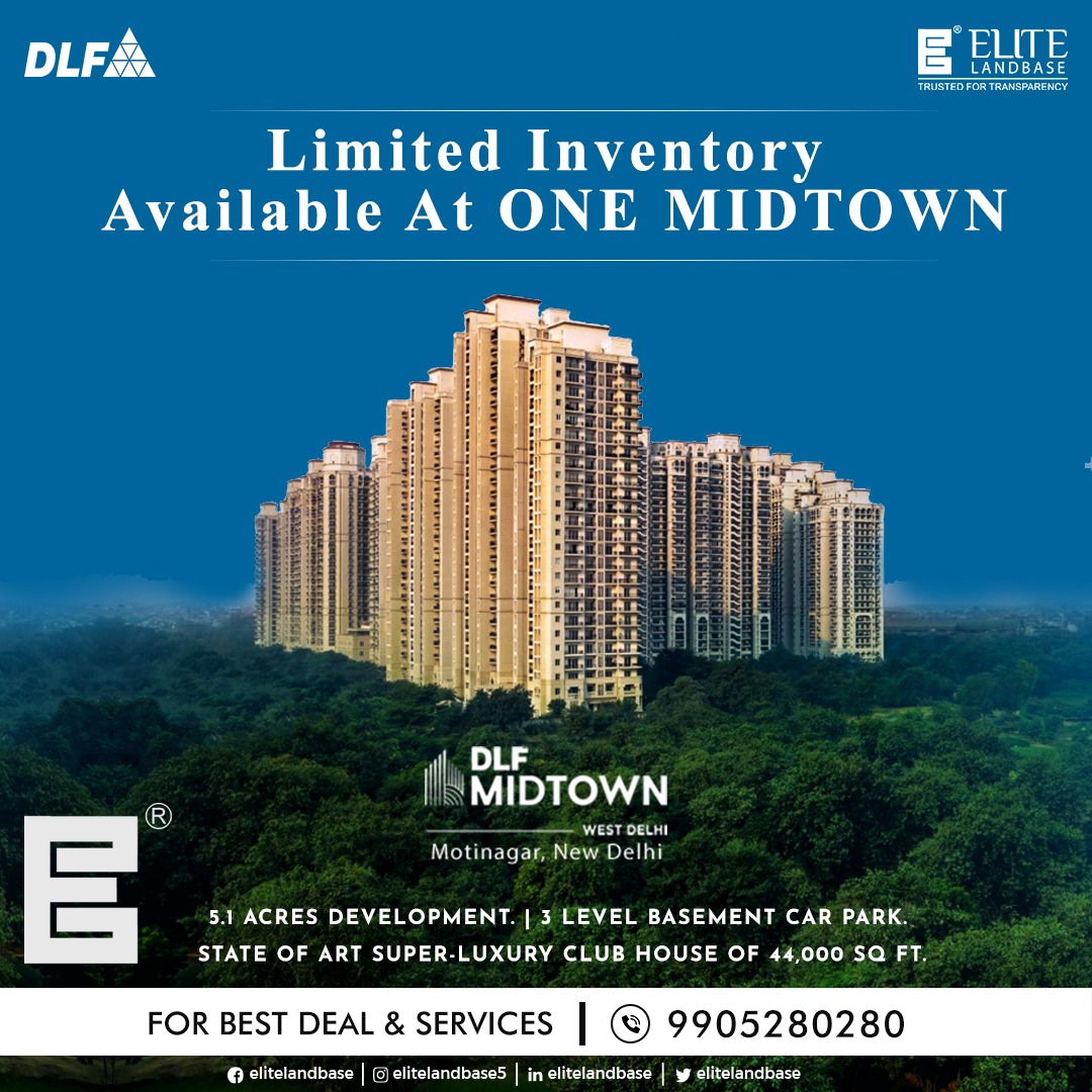 ElitePRO Infra on X: Live in the heart of DELHI! DLF Midtown