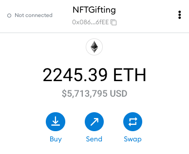 Hey, Drop your $ETH Address! 👇
I've prepared 7500$ in $ETH &amp; 15 #NFT 🚀
Retweet ❤️ &amp; Follow Me ✅ to recieve!
