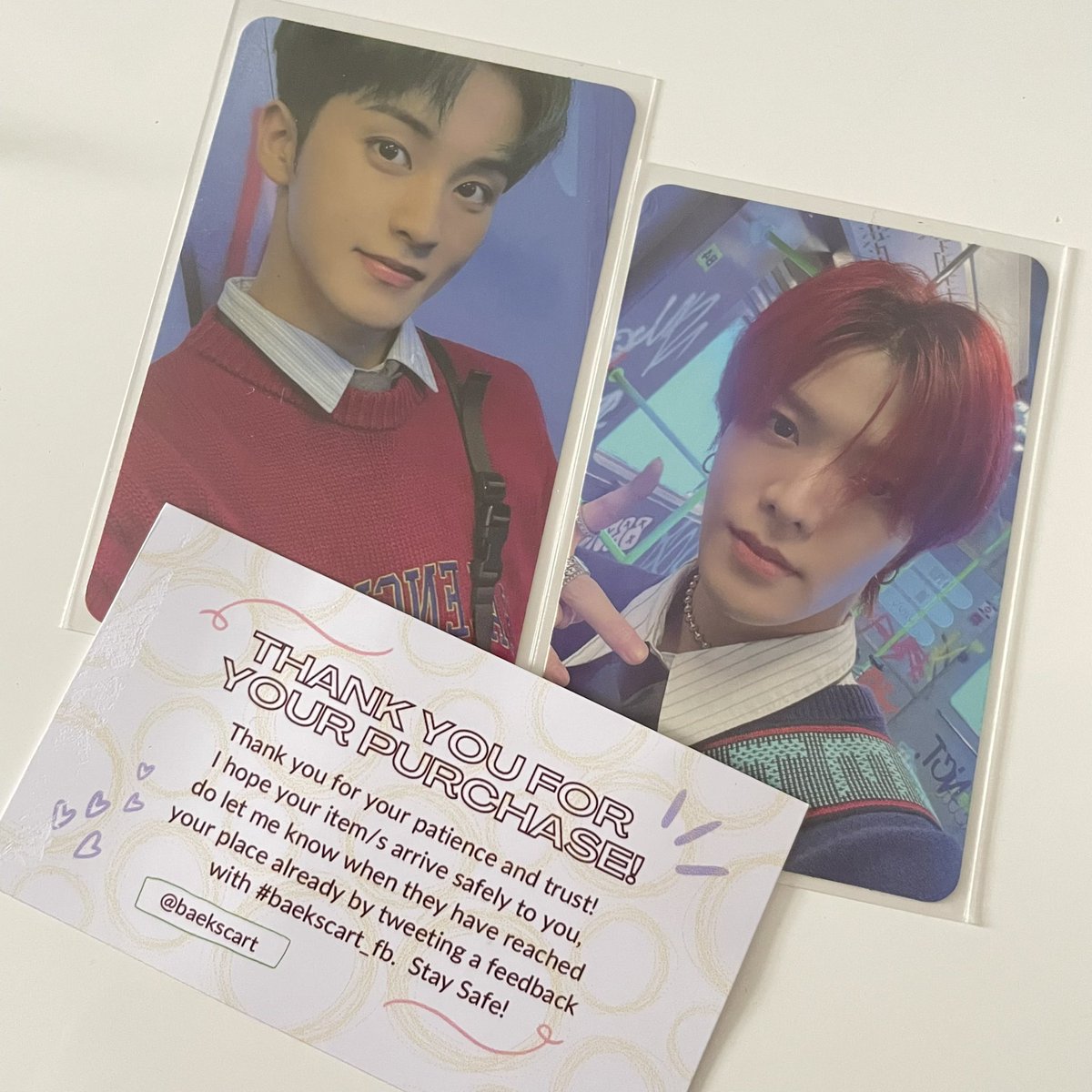 onlyumark's tweet photo. ang!!! lakas!!! ng!!! sparks!!! 

yumark sakalam nakauwi na sila 😭 thank you so much @baekscart for the smooth and super fast transaction + secured packaging <3333

#baekscart_fb https://t.co/Xk3ULb1Fmv