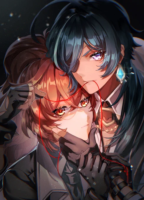 # 今月描いた絵を晒そう 
【※❄️🔥/女体化その他色々】
一月終わるのはや! 