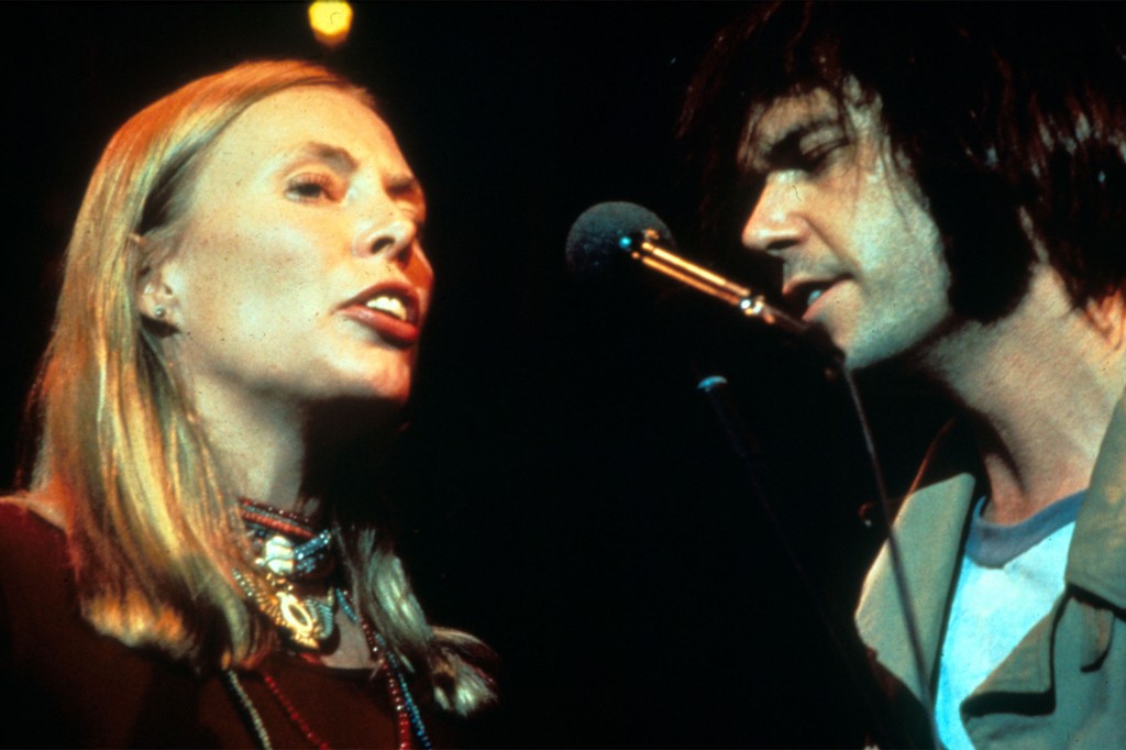 nypost's tweet photo. Joni Mitchell removing her music from Spotify: 'I stand with Neil Young' https://t.co/DQXB3WaBT4 https://t.co/OQs4h50a4e