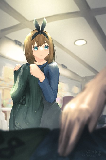 しましまのいぬさんがTwitterに投稿した中野四葉(五等分の花嫁)のイラスト。