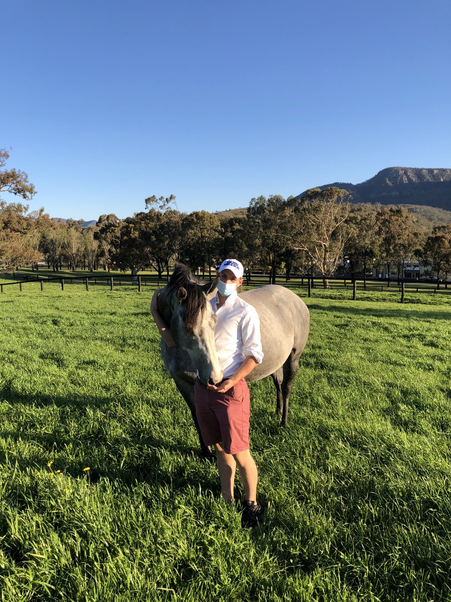 TommyLyonSmith's tweet photo. Always sad to leave such a great country with great people and excellent racing 🐎 🇦🇺Big thank you to @Austbloodstock for giving me a great experience on externship! @FlyingStartNews https://t.co/lbyzwQhDM9
