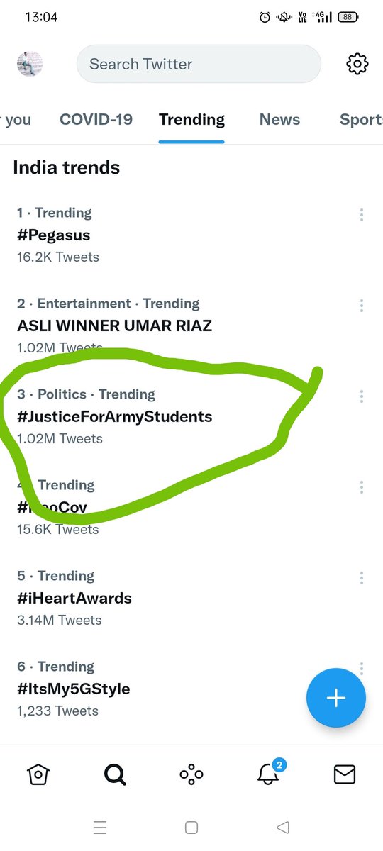 ImBSR21's tweet photo. Congratulations For 1 Million Tweets and Trending #3 
#JusticeForArmyStudents 
Target 2 Million https://t.co/qyDtIQVz8w