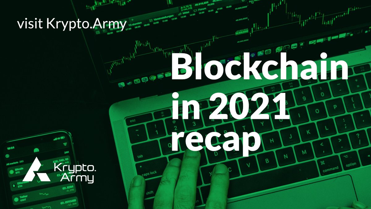 krypto_army's tweet photo. Our CEO has a treat for you: a complete and comprehensive look back at #blockchain in 2021. 🌟
You can't miss it! Get updated and get ready for this year's events. 💪

https://t.co/bvjmXY0ltU https://t.co/vakB6dTG1R