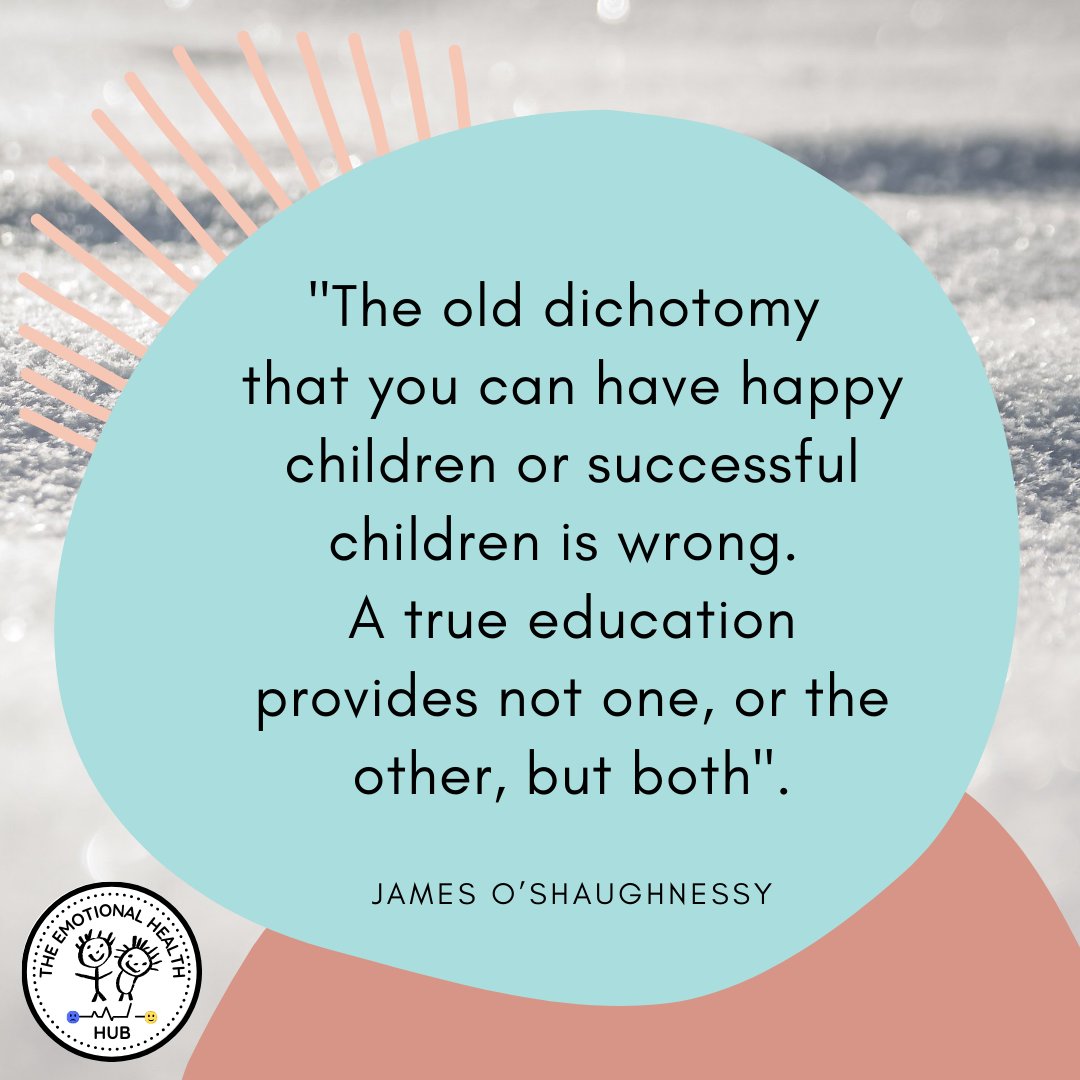 Research on the links between academic achievement and children's emotional health &amp; wellbeing has been ongoing this past decade. O’Shaughnessy is part of <a href="/PosEdNet/">Positive Education</a> that is encouraging a shift in education to a 'character + academics' combined approach.

#edutwitter #attainment