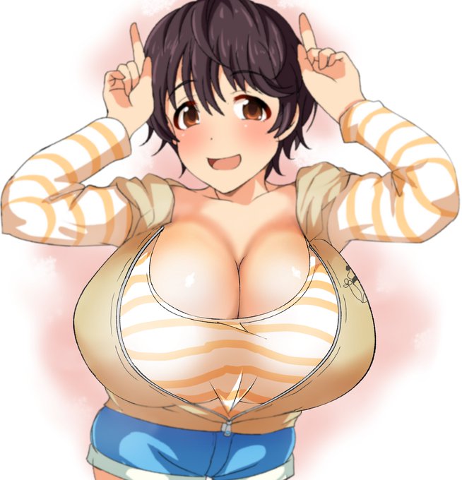 雫さんと同身長の人が感じる印象の誇張表現
何故か目線が上に感じる…体厚い…顔まで遠い
一発で雫さんと判るむわっとした匂い… 