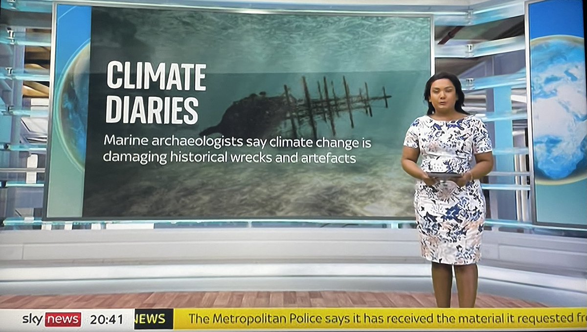 DockyardChatham's tweet photo. Did you catch @DanPascoe79 on the @SkyNews Daily Climate Show? Speaking about the impact of #climatechange on ship wrecks and featuring underwater footage from Diving Deep: HMS #Invincible1744
@NatMuseumRN @MASTArchaeology https://t.co/YYw0wq494i
