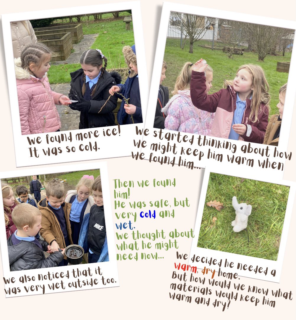 Monnow_Primary's tweet image. #DosbarthOpal - Part of our learning journey, so far… 🐭🐘🥶🌧🧱🛖@EAS_EarlyYears @EAS_LLCEnglish @EAS_STEM #TheBarnabusProject