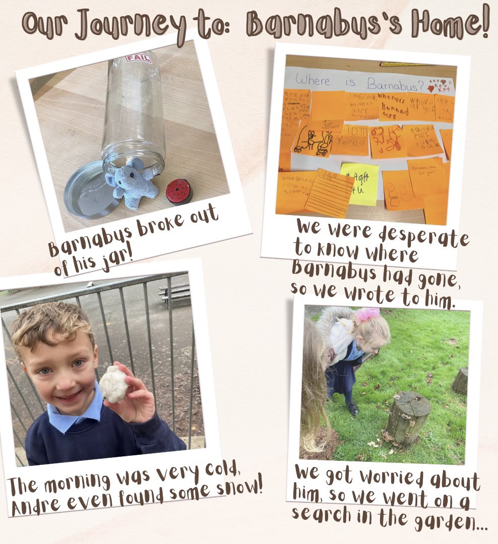Monnow_Primary's tweet image. #DosbarthOpal - Part of our learning journey, so far… 🐭🐘🥶🌧🧱🛖@EAS_EarlyYears @EAS_LLCEnglish @EAS_STEM #TheBarnabusProject