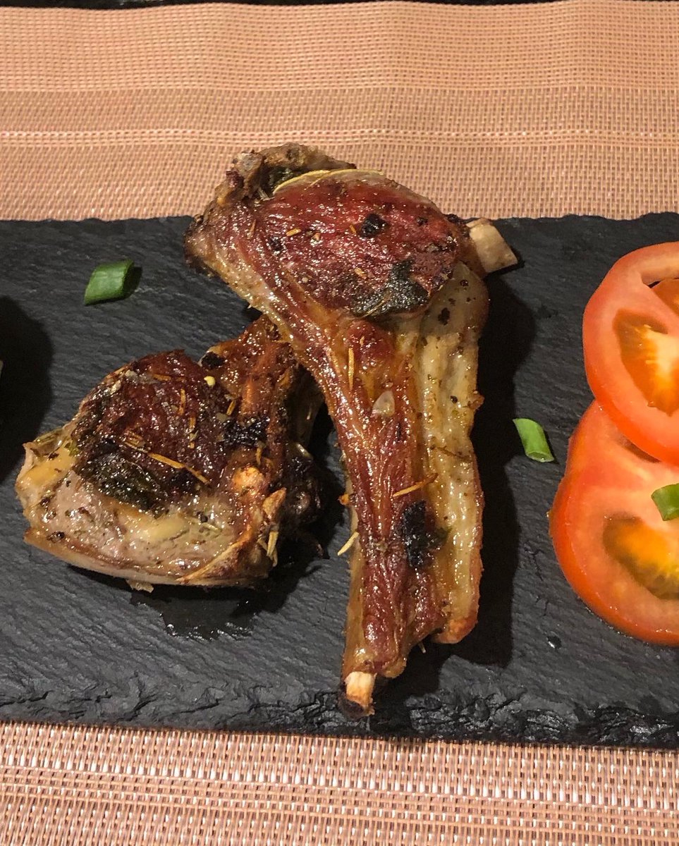 Perfectly home cooked lamb chops and mash potatoes. I love this amazing combo. 

#dinner #lambchops #tenderandjuicy #redmeat #grilled #potatomash #pipinghotmash 
#tasty #foodie #homecooking #healthyfood 
#foodstagram #foodphotography
