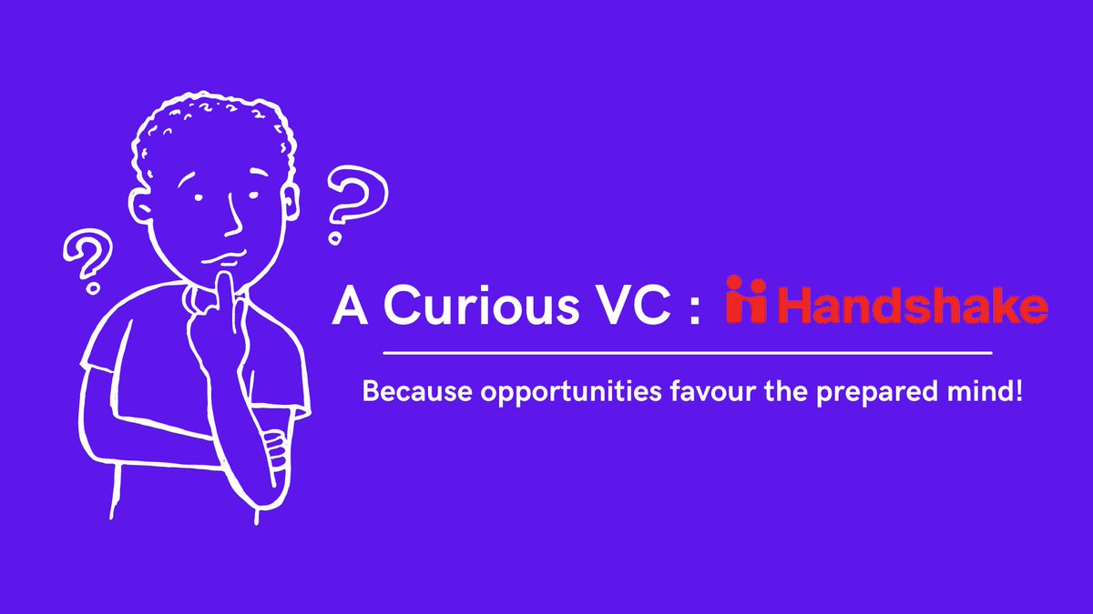 ACuriousVC's tweet image. Job hunting can be a daunting task for those starting off. There seems to be a huge dependence on one's exiting networks in landing a job. 

@joinHandshake helps reimagine professional networking for the GenZ era and we will discuss it in today's @ACuriousVC