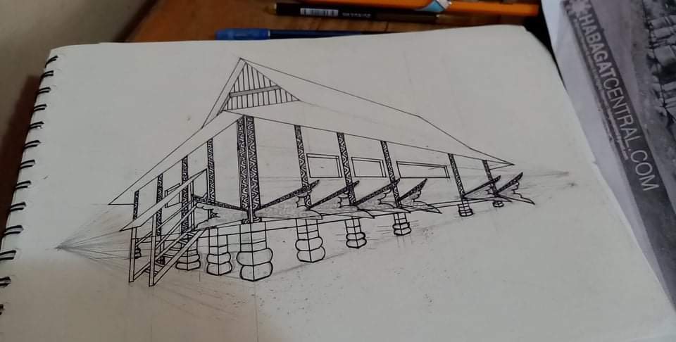 SkerdArki's tweet photo. Somehow I just love seeing the process kahit hindi pa ko magaling sa point perspectives nung time na yan 🙆‍♀️🥴❤️ another Grade 12 Arki dump art and I'm hoping to post more in the future! https://t.co/x0wg7JE5X3