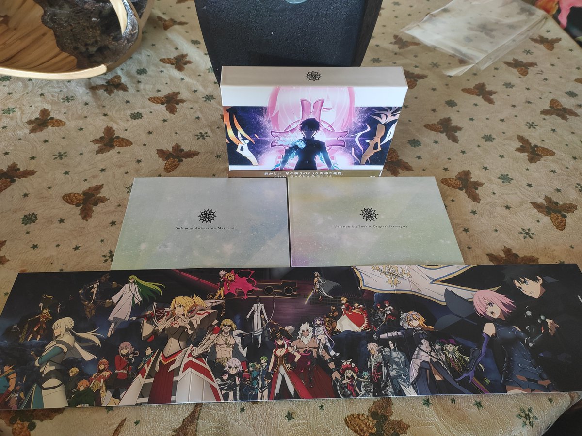 NisoncS's tweet photo. Réception du Blu Ray Jap :
Fate/Grand Order Final Singularity – Grand Temple of Time : Solomon
#FateGrandOrder
#FinalSingularity
#Solomon https://t.co/VDuhhMsyW7