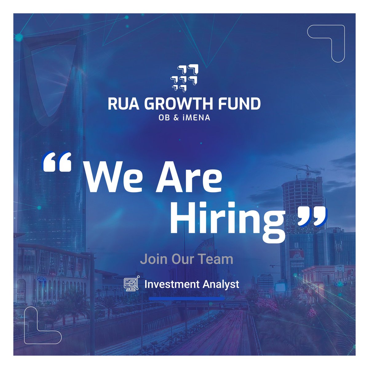 We are #hiring for a position of #investment #analyst, here's your chance to join and learn from a dynamic investment team at a #venturecapital #fund

lnkd.in/edhUpd83