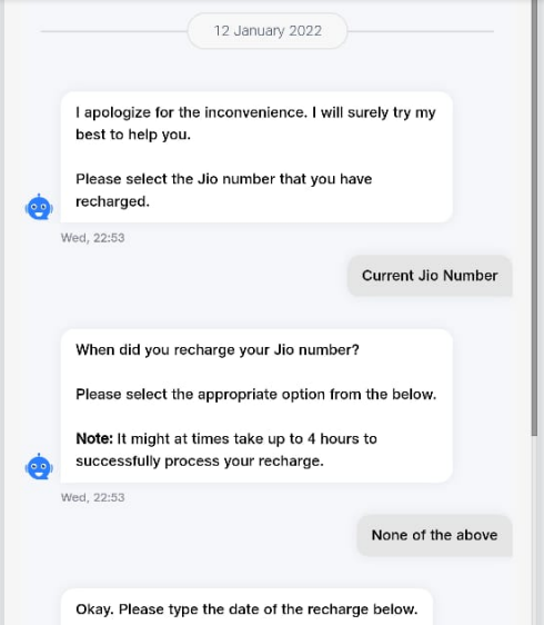 AkshayS93's tweet photo. attached screenshot of jio chat and kotak customer care.

@KotakCares @JioCare @MumbaiPolice @reliancejio @KotakBankLtd @MahaCyber1 https://t.co/EXfD0J9cLL