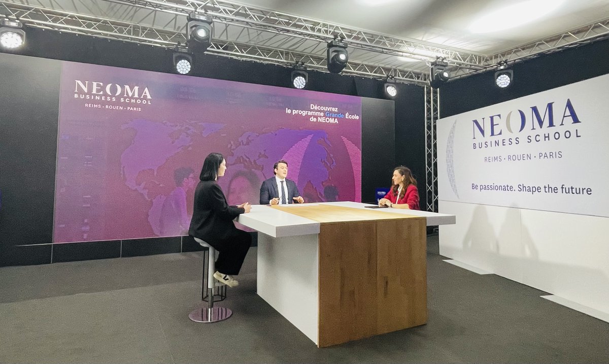 NEOMAbs's tweet image. 🔴 #NEOMALive | #PGE - @Imen_Mejri_ - Directrice du Programme Grande Ecole de #NEOMAbs, vous parle des opportunités à l'international, de double diplôme et du #PGE de #NEOMAbs.
👉 Rejoignez-nous dès maintenant : bit.ly/3uaQlMU
@Ecricome @NEOMAbs