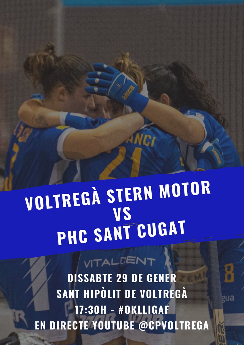🔥MATCH DAY!🔥

🆚 <a href="/phcsantcugat/">Solideo Patí Hoquei Club Sant Cugat</a> 
🏆 #OKLligaF
📍 Sant Hipòlit de Voltregà
🖥 En directe pel youtube <a href="/cpvoltrega/">Club Patí Voltregà-Movento Stern</a> 
🕰 17:30h

#ForçaMàgic! ⚪🔵