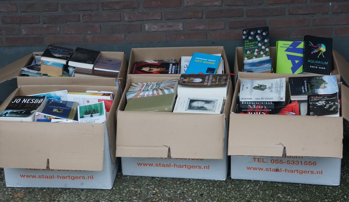 Deze boeken mogen van eigenaar wisselen en zoeken een goed huis.