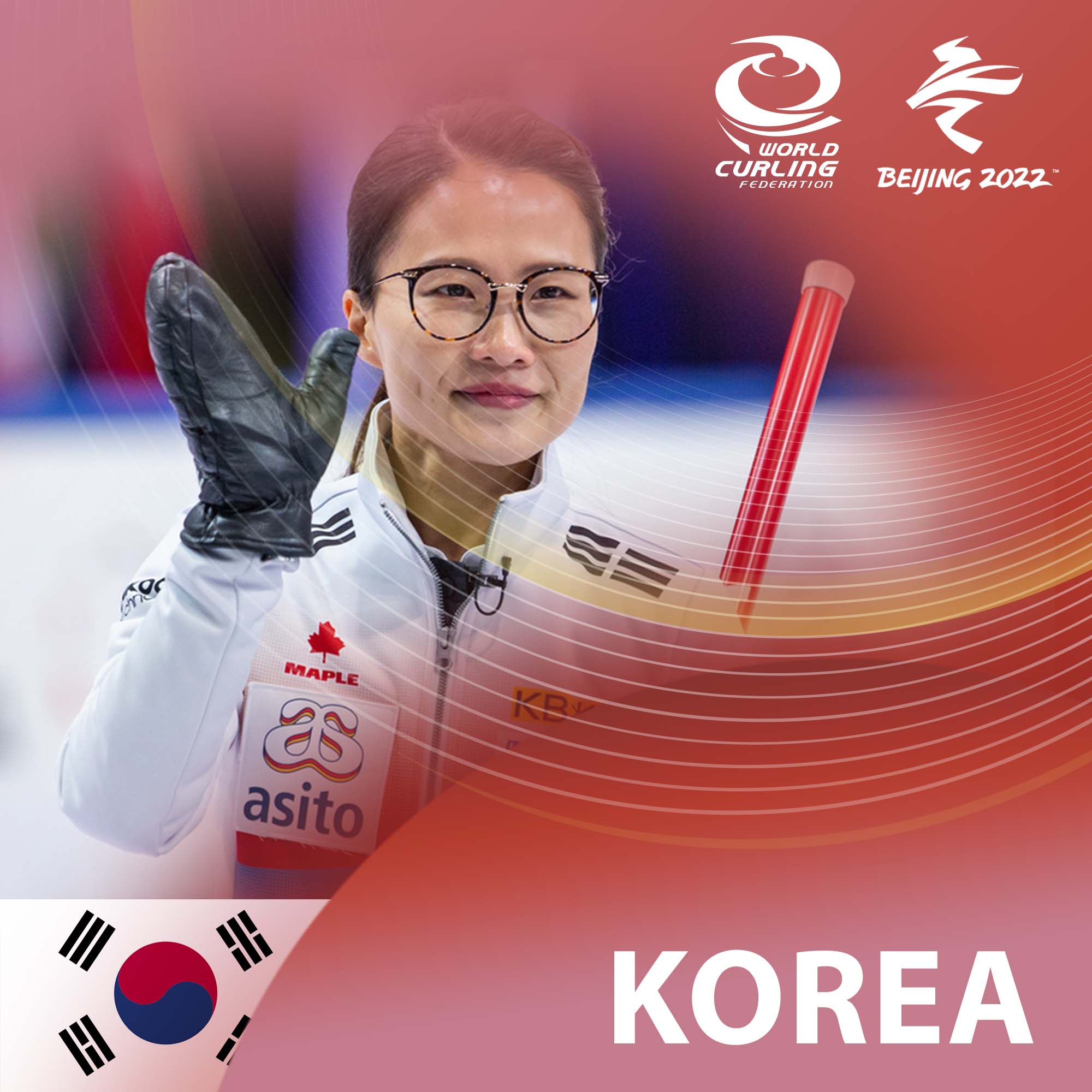 『メガネ先輩』のいま。キム選手は産後復帰して臨んでいた【カーリング日本vs韓国】 / Twitter