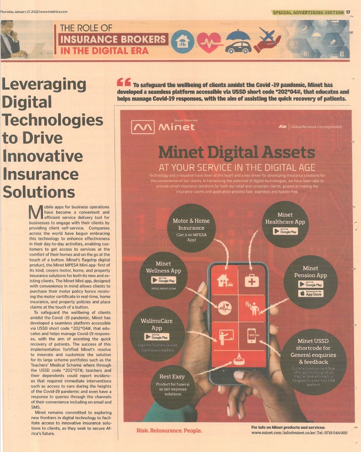 MinetGroup's tweet photo. Kenya: Leveraging digital technologies to drive innovative insurance solutions. #SecureTomorrow #insurance
To read the full article, please visit:
https://t.co/m8P9Da30Mn https://t.co/GQYGWyNZeh