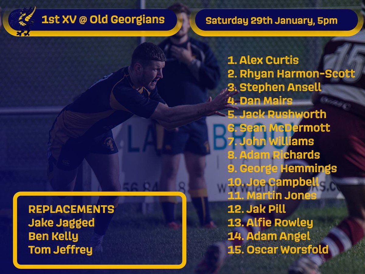 GAME DAY! After #FridayNightLights comes #SaturdayNightLights 1st XV head to Ealing to face @OGsRugby under the lights at 5pm. Limited spaces on the coach leaving #BRFC at 2pm. We’d love to see as many of you supporting the boys as possible. Here’s to a great day of rugby
