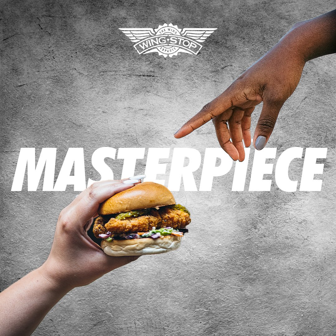 WingstopUK's tweet photo. A real work of art 🍗🍔 #WingstopUK https://t.co/drEQTgmvbN