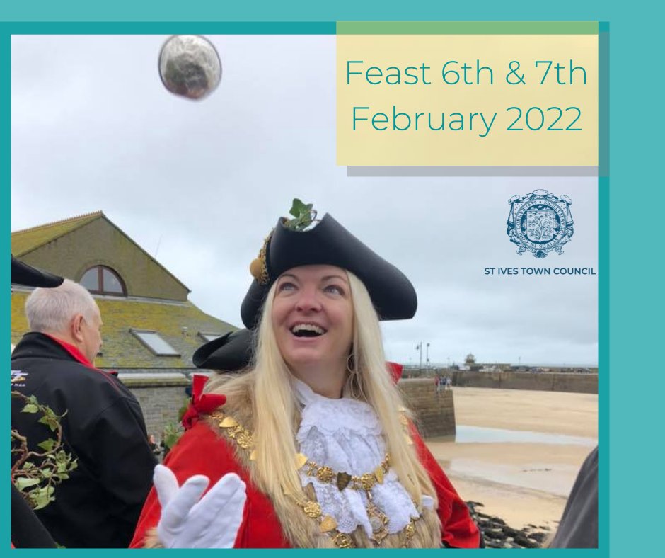 Coming up on Sunday 6th and Monday 7th of Feb - the St Ives Feast celebrations. A series of long-standing traditions that includes the 'Hurling of the silver ball'. For the programme of events, check below 👇 stivestowncouncil-cornwall.gov.uk/civic_events/s…