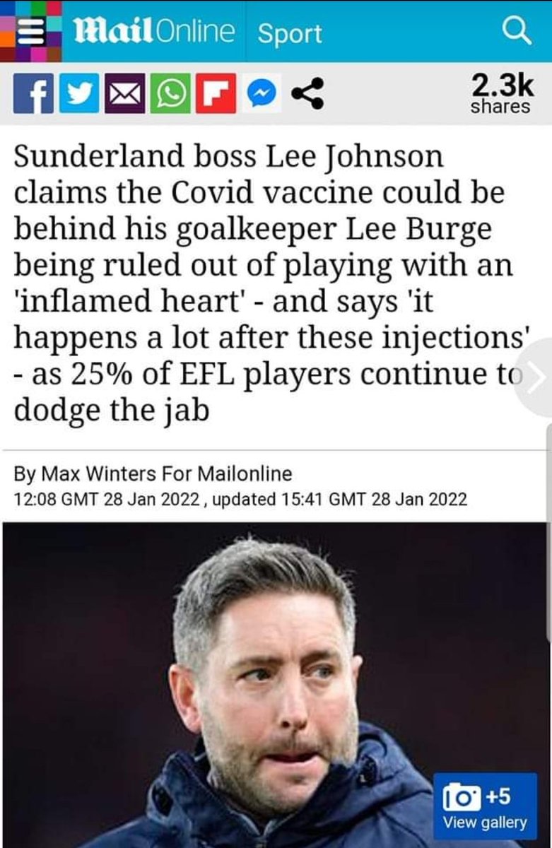 clotshot's tweet photo. #myocarditis #football #soccer #VaccineSideEffects #LeeJohnson #EFL https://t.co/ifaYFjPBOD