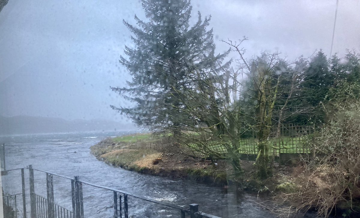 Wet and windy but still lovely. #argyll #lochfyne #scotland