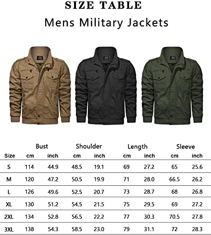 Click Here:- bit.ly/3ubaEKa
Reviewed:- Stylish, great quality, good price.
HJWWIN Men's Cotton Military Jacket Cargo Bomber Jacket With Multi-pockets Working Coat
#Jackets #Militares #cargo #USA #cotton #NewYork  #news #LosAngeles #mensfashion #fashion #fashionstyle