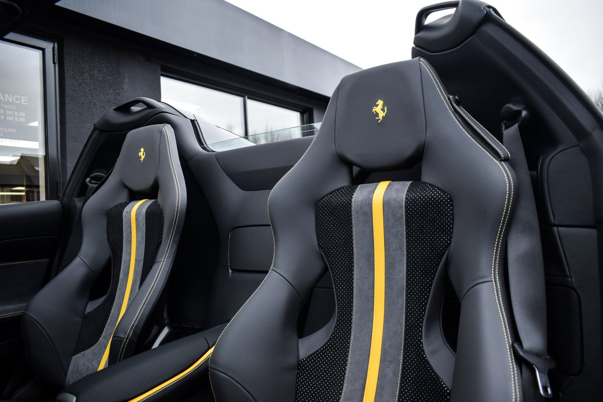 Room for one more in the stable🐎  The Spec on our Ferrari 812 GTS is truly mind blowing, there was no expenses spared when it came to configuring this Tourer. The airbrushed Scuderia shields is really the icing on the cake in our opinion😍 #Ferrari #luxurycars #supercars