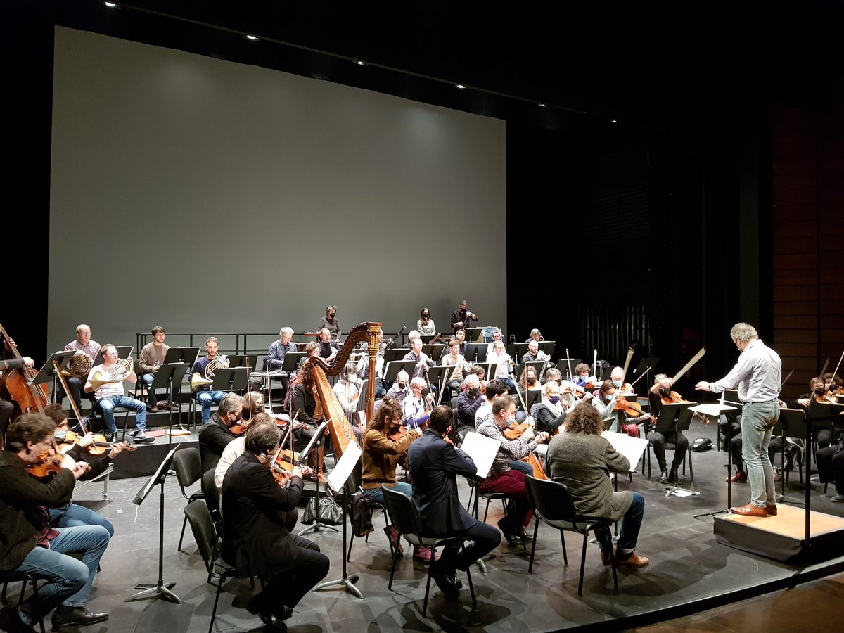 Arrivés à <a href="/ChalonsAgglo/">Châlons et son Agglo</a> ! Répétition générale de notre programme Bizet / Saint-Saëns du concert de ce soir à <a href="/LaCometeSN/">La Comète SN</a> !

Alexandra Conunova, violon.
<a href="/LouisLangree/">Louis Langrée</a>, direction.