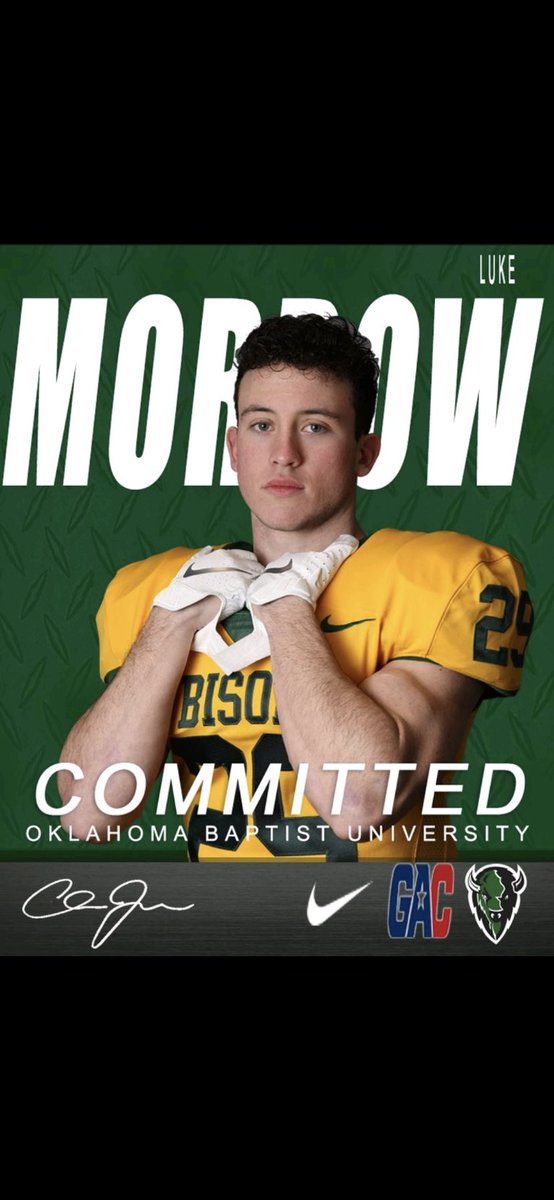LukeMorrow03's tweet photo. #AGTG #Committed OBU✅ https://t.co/oLbcfrJUod
