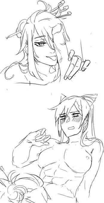 #beiqing nsfw 

i drew this months and months ago but hesitated posting it, but now i can post it to test out the new nsfw flag! 