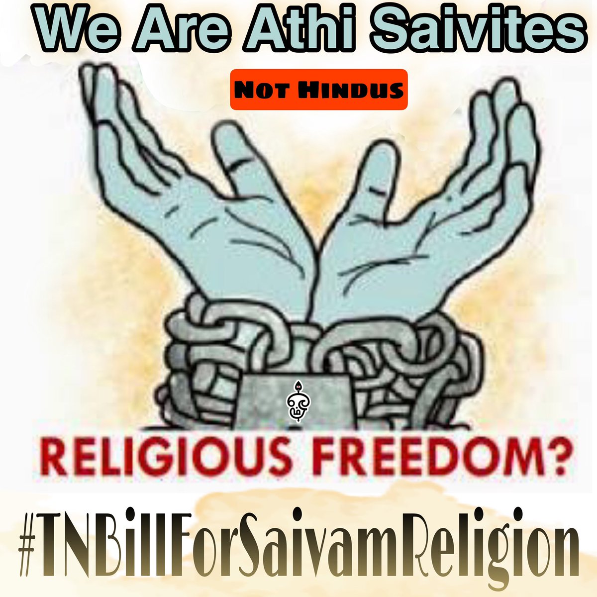 T_Rex_26's tweet photo. Tomorrow at 9 Am. Get Ready for the grand tweeter protest 🔥

"#TNBillForSaivamReligion "

We are asking everyone to support this &amp; unite against Brahmins to show our full power velalars

We  are not Hindus...we r  pure saivaites 💥😈 https://t.co/LYzDkSBOrB