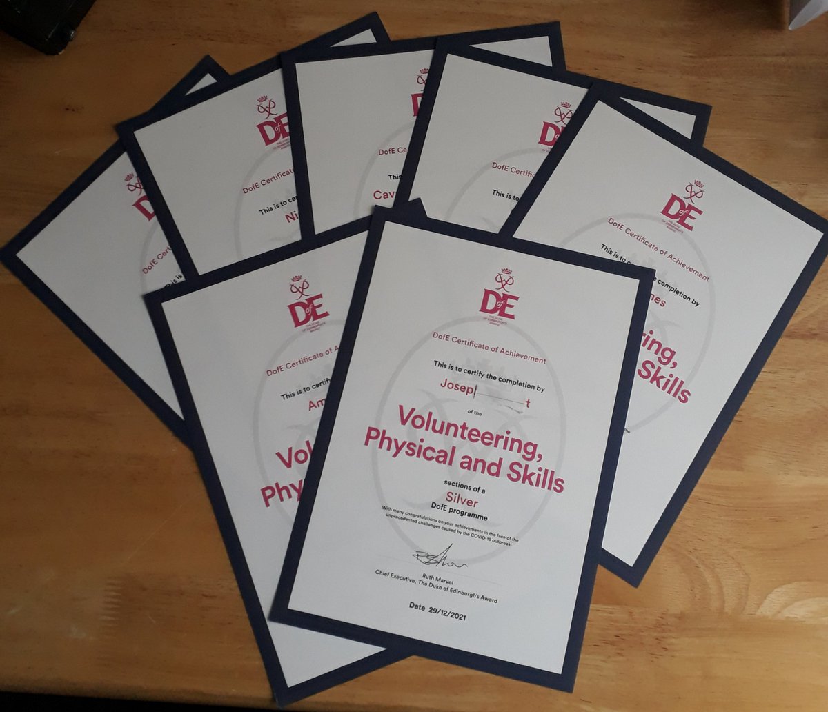Good start to the year for @wmwaco cadets with a number Bronze @dofe awards and Certificate of Achievements. Well done to all concerned. <a href="/aircadets/">RAF Air Cadets</a> @OCWMercianWing #dofe #whatwedo