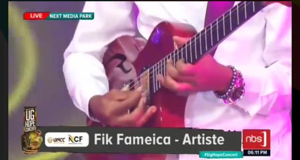 sanyukatv's tweet photo. The @JanziBand making the instruments sing to the tunes of the talented @FFameica
Catch the performance on your Afro Mobile App
#UgHopeConcert #SanyukaNaffe #SanyukaUpdates https://t.co/Ct3yOUIbCX