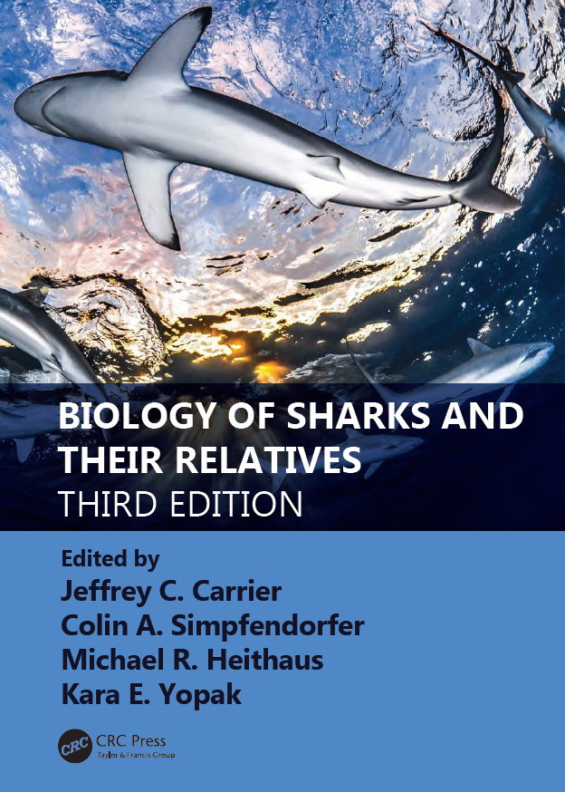 Just received proofs for new book "Biology of Sharks &amp; Their Relatives, Ed. 3" and am overwhelmed. Printed in full color (794 pages). The graphs, tables, figures, and photographs are incredibly well rendered. Due out in April or so. <a href="/SharkColin/">Colin Simpfendorfer</a> <a href="/MikeHeithaus/">Mike Heithaus</a> <a href="/ProfSharkBrain/">Kara Yopak</a>