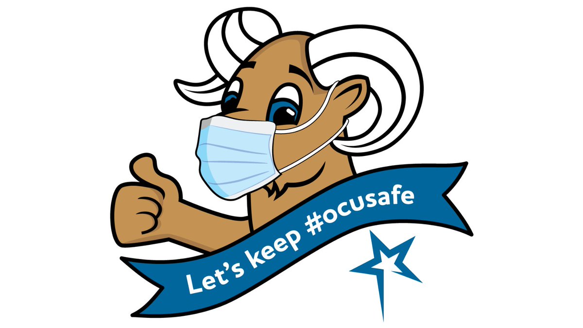 OKCU's tweet photo. The university has a limited supply of KN95 and N95 respirators reserved for employees &amp; students who are at higher risk of transmission or severe illness. Students may pick up KN95/N95s from the mailroom &amp; employees may pick them up from the HR office. Stay safe, Stars! 🌟 https://t.co/eOFGXUzuqr