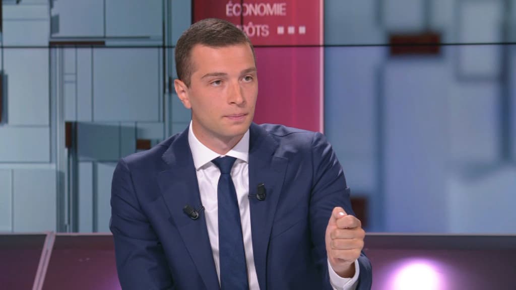 BFMTV's tweet photo. 🔴 Jordan Bardella (@J_Bardella) sera l'invité de #BFMPolitique  

📆 Demain à 12h sur @BFMTV https://t.co/xoOGwFzfWp