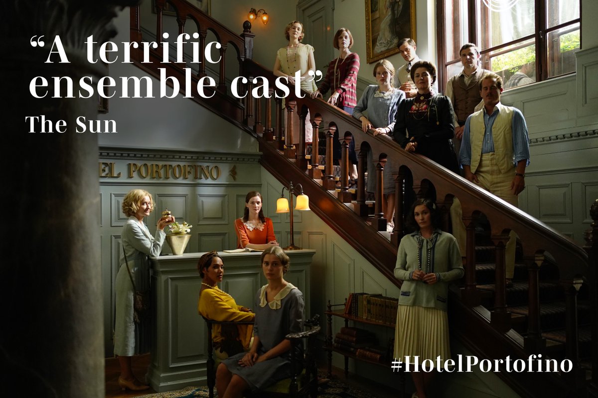 We couldn't be happier with our wonderful cast from #HotelPortofino, which is now available to binge on @BritBox_UK!