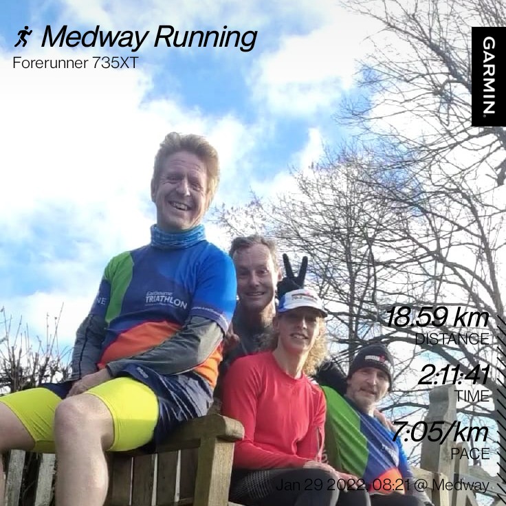 Fun with <a href="/medwaytri/">MedwayTri</a> friends #garmin #beatyesterday