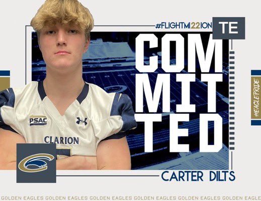 I am extremely excited to announce my commitment to <a href="/clarionu/">Clarion Cars UK</a>. I would like to thank my family and coaches for helping me with everything. <a href="/CoachHanhold/">Matt Hanhold</a> @JohnPet02010789 <a href="/kiskifootball/">Kiski Area Football</a> <a href="/Cover3_ATH/">Cover Three Athletics</a>