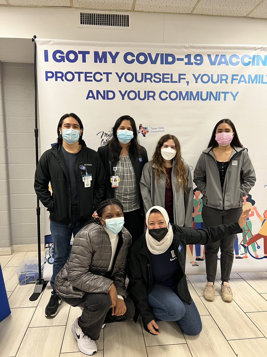 Can you tell we’re excited to #VaxUpHouston? Good morning, Fiesta de Salud!