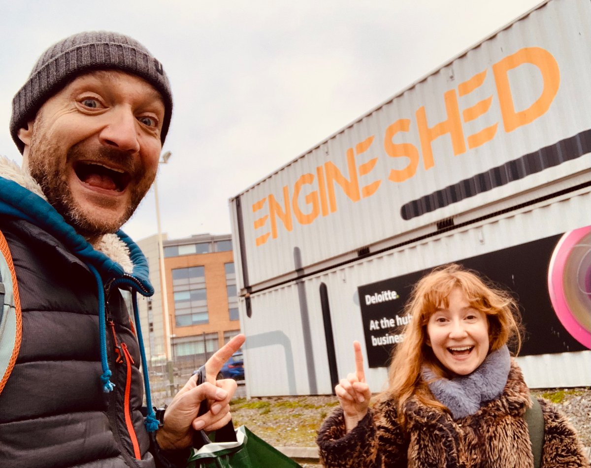 TheseFolkShow's tweet photo. Big thanks to @BITheatre for such a great weekend! And thank you to the amazing packed crowd for their excellent suggestions. Big up to the Engine Shed works-night-out crew! 🌈 https://t.co/p1GhdtonhL
